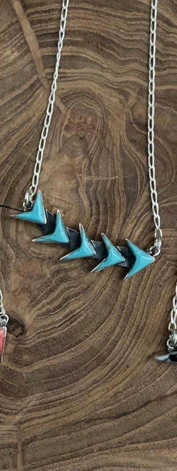 Turquoise Arrow Necklace