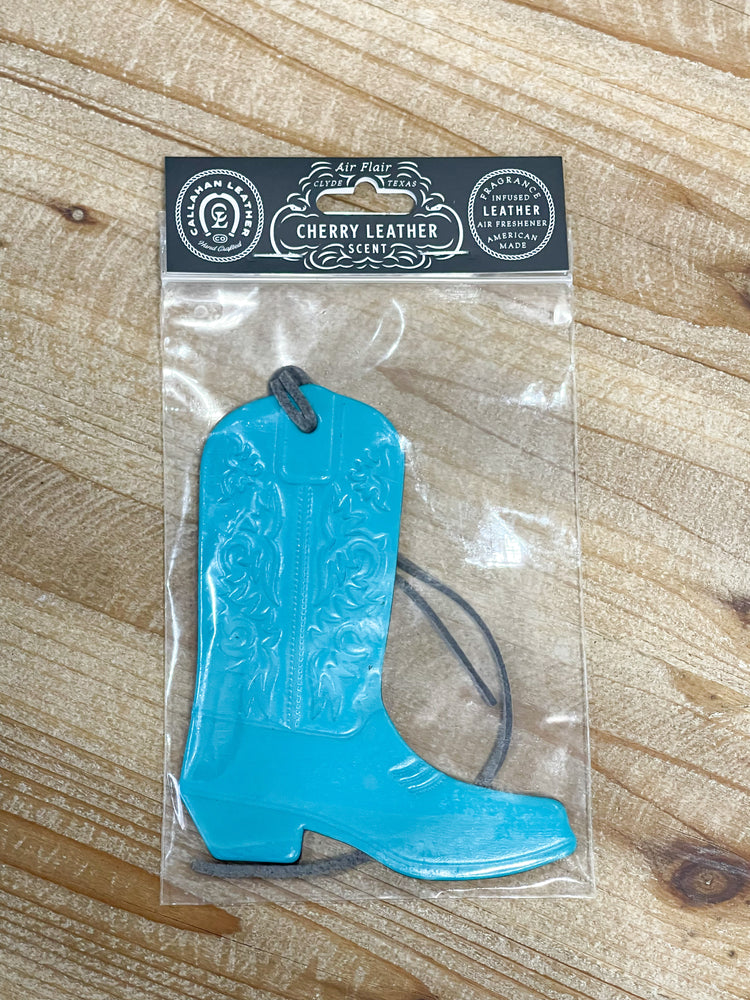CALLAHAN TURQUOISE BOOT CHERRY LEATHER AIR FLAIR