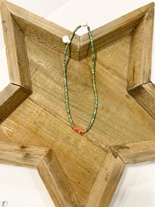 TURQUOISE STACKER NECKLACE